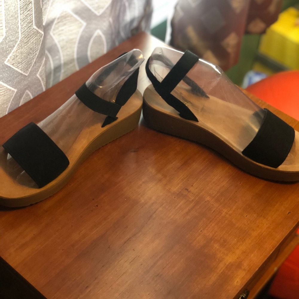 Black sandals *2 for $15*